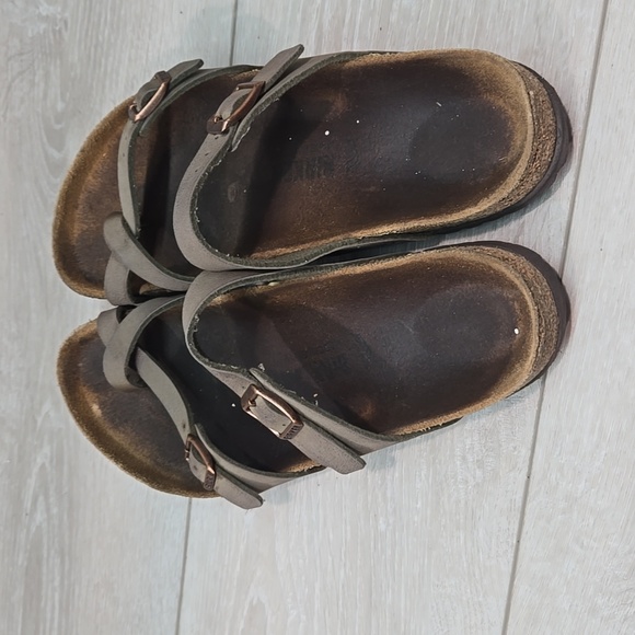Birkenstock Womem Mayari Loop Toe Brown Strappy Sandals Flats Shoes Sz 39/8 Reg - Picture 5 of 12